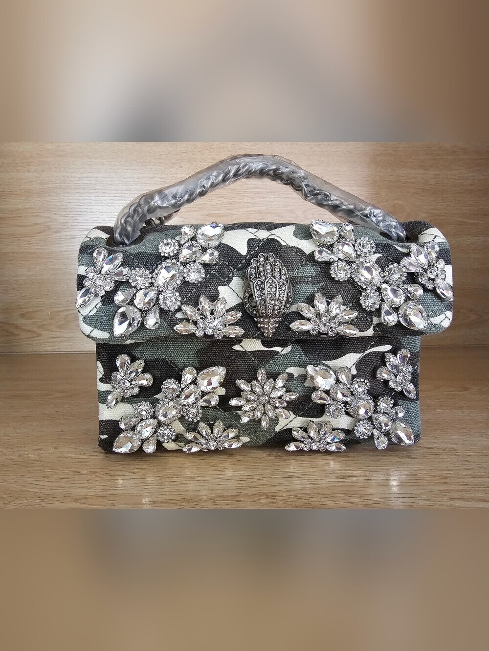 Kurt Geiger London Mini Crystal Kensington Bag. - Picture 3 of 12